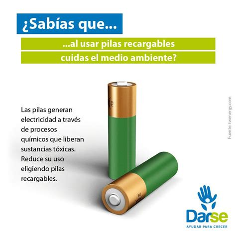 Protege El Medio Ambiente Utilizando Pilas Recargables