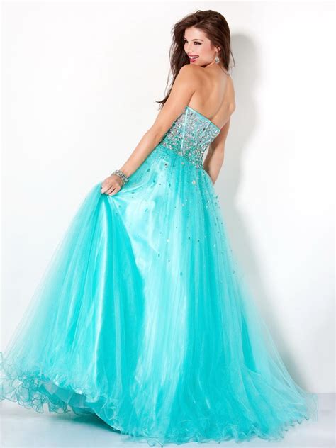 Turquoise A Line Sweetheart Floor Length Zipper Sequined And Beaded