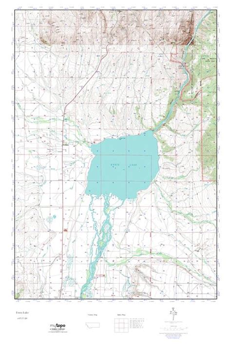 Mytopo Ennis Lake Montana Usgs Quad Topo Map