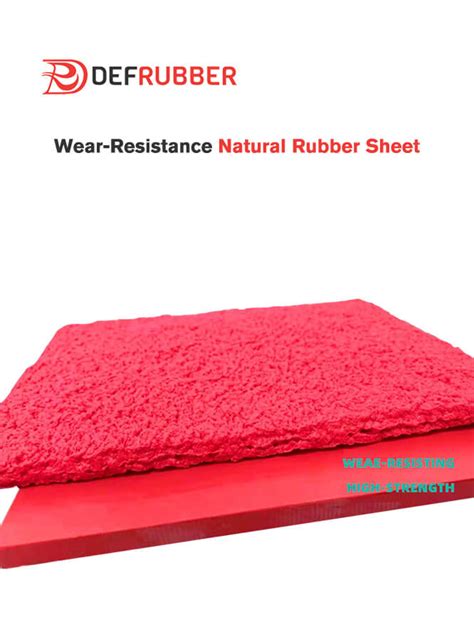 Natural Rubber Sheet Def Rubber