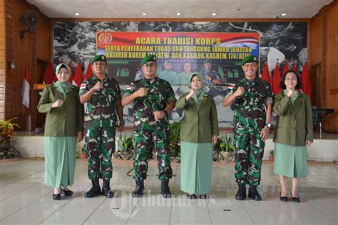 Danrem Merauke Pimpin Acara Tradisi Korps Penyerahan Tugas Foto 2