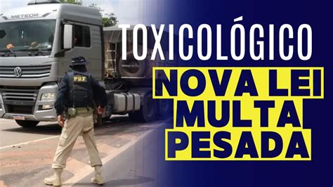 URGENTE nova Lei do EXAME TOXICOLÓGICO a multa será automática YouTube