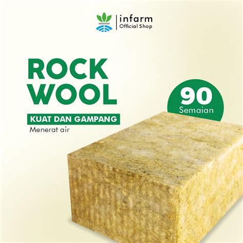 Jual INFARM Rockwool Cultilene Media Tanam Untuk 90 Lebih Semaian