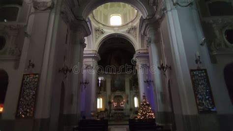 Napoli Panoramica Della Chiesa Di San Pasquale A Chiaia Stock Footage