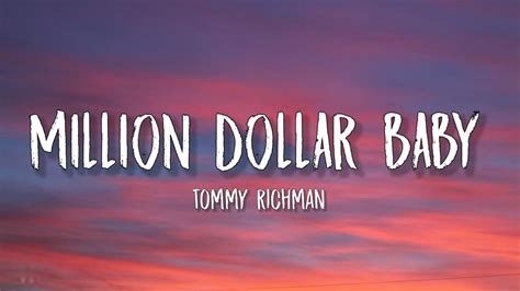 Tommy Richman MILLION DOLLAR BABY Lyrics YouTube