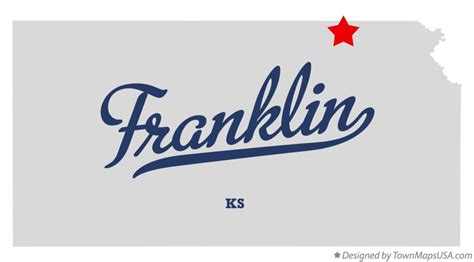 Map of Franklin, Marshall County, KS, Kansas