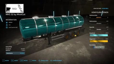 Water Tank For Volvo A G Semi V Fs Mod