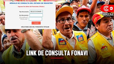 Link de consulta del Fonavi 2024 Cómo saber si estoy en la lista