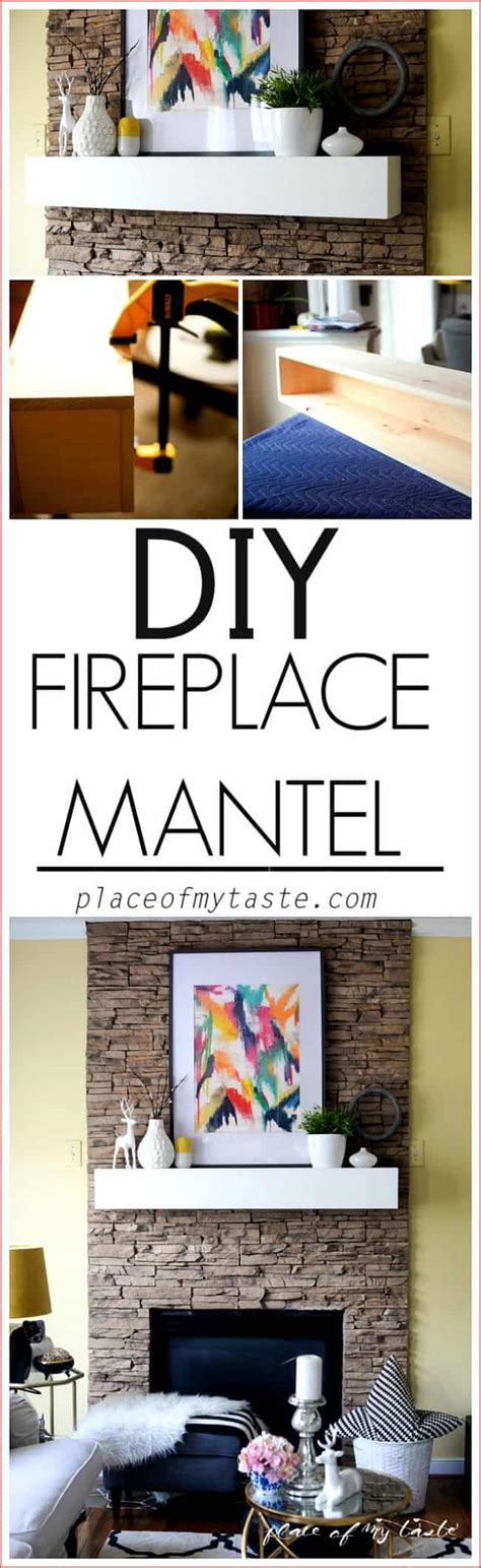 DIY FIREPLACE MANTEL