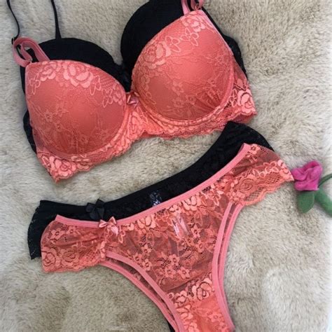 Conjunto Lingerie Pink No Brasil