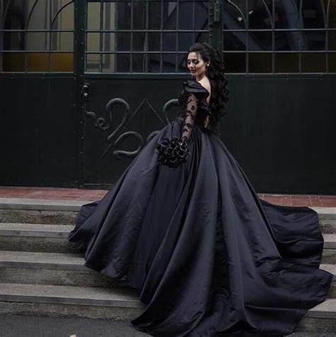 Gothic Black Ball Gown