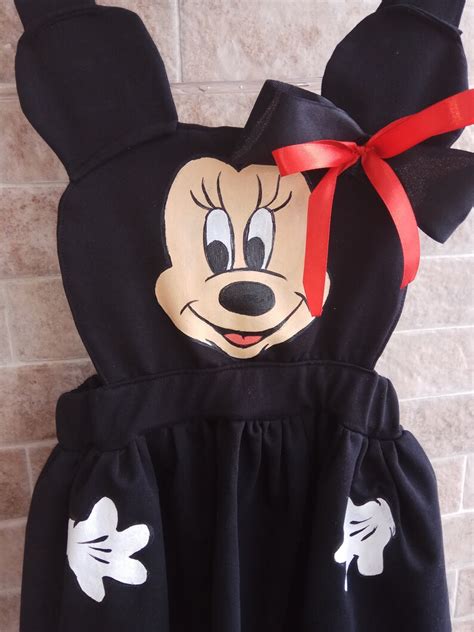 Minnie Mouse Dress Minnie Dress outfit Disney Dress Black | Etsy