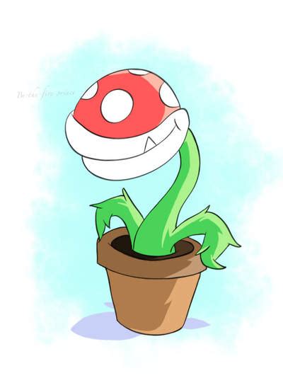 Piranha Plant By The Fire Prince On Deviantart