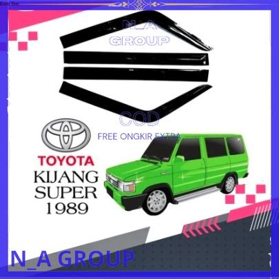 Kijang Super Car Door Gutter Slim Convex Model Shopee Malaysia