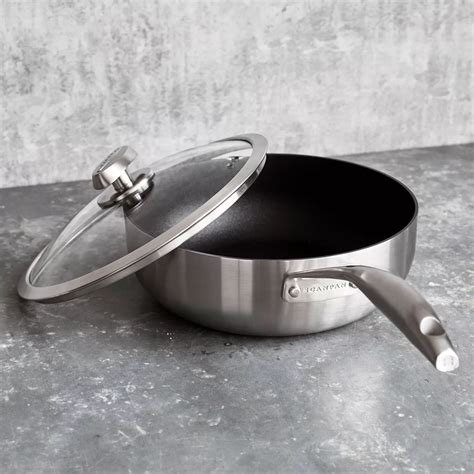 Scanpan Cs Deep Sauté Pan With Lid 4 Qt Sur La Table