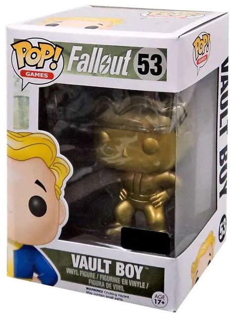 Funko Fallout POP Games Vault Boy Exclusive Vinyl Figure 53 Gold - ToyWiz