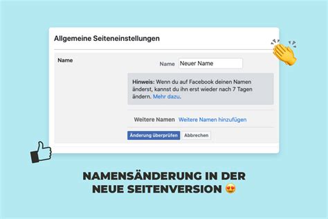 Wie Ndere Ich Den Namen Meiner Facebook Seite Georgi Design