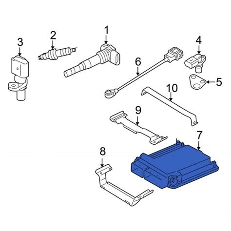 Audi Oe F B Engine Control Module Ecm