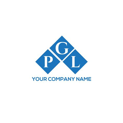 PGL letter logo design on WHITE background. PGL creative initials ...