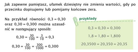 Temat 9 Ułamki Dziesiętne Wprowadzenie