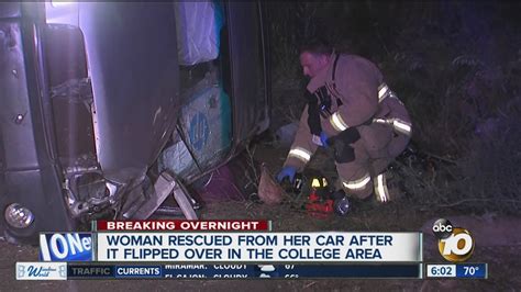 Woman Pinned Under Car After Rollover Crash Youtube