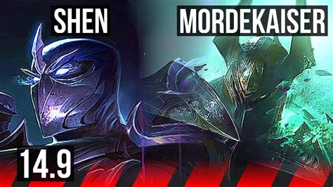 SHEN Vs MORDEKAISER TOP 3 0 4 Rank 6 Shen BR Master 14 9 YouTube