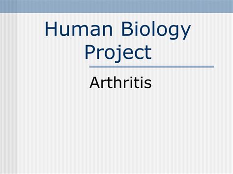 Ppt Human Biology Project Powerpoint Presentation Free Download Id