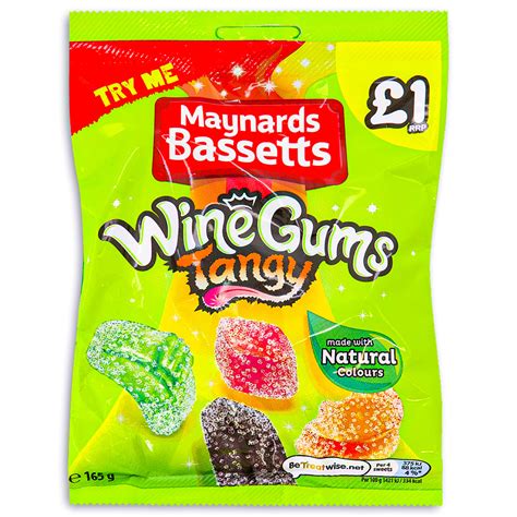 Maynards Bassetts Wine Gums Tangy Uk British Candy Candy Funhouse Ca