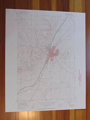 Ephrata Washington Original Vintage Usgs Topo Map Abebooks