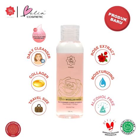 Jual Belia Viva Queen Rose Micellar Water 100ml Face Mist 60ml