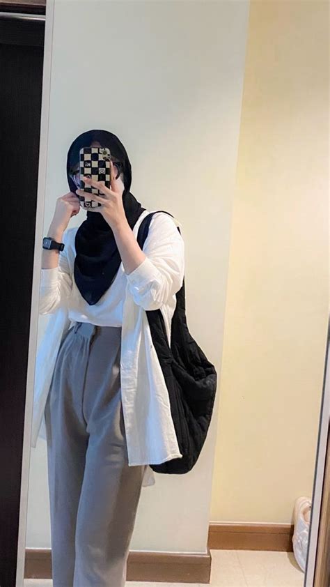 Whos That Girl Casual Hijab Outfit Gaya Model Pakaian Gaya