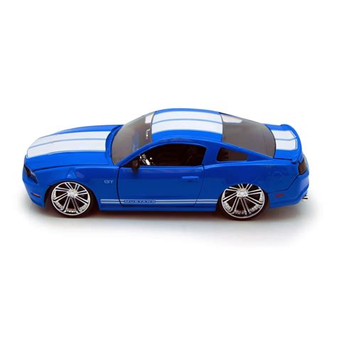 2010 Ford Mustang GT, Blue - Jada Toys Bigtime Muscle 92206 - 1/24 ...