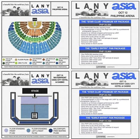 Lany Cebu Balcony Tickets Tickets Vouchers Event Tickets On Carousell