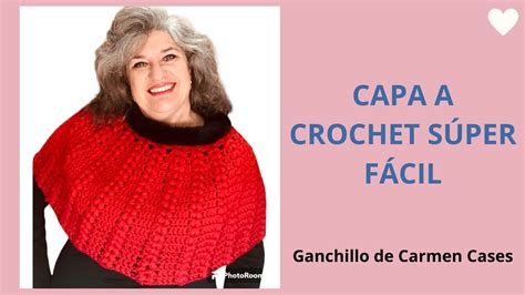 Capa Tejida A Crochet Tutorial Paso A Paso F Cil Y R Pido Subtitulos