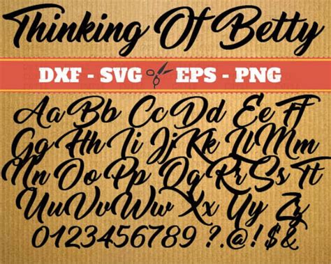 10 Alphabets Svg Font Bundle Svg Dxf Eps Png Set Etsy