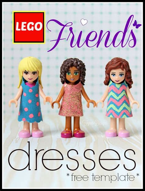 Lego Friends Dresses Free Template | Fynes Designs