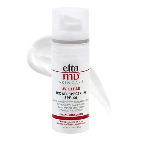 eltamd uv clear spf  face sunscreen broad spectrum sunscreen