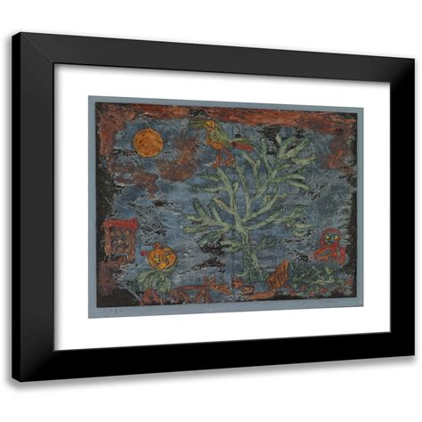 Paul Klee X Black Modern Framed Museum Art Print Titled Nordic