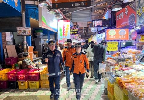 고민자 신임 소방안전본부장 동문시장 일대 현장점검 첫 행보 제주타임즈