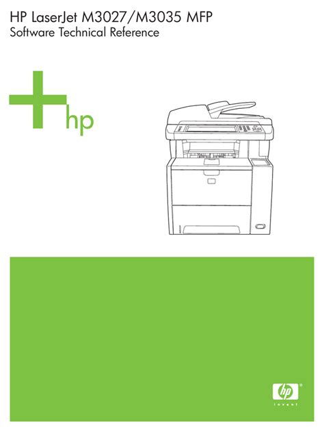 Hp Laserjet M3035 Multifunction Printer Series Technical Reference Manualzz