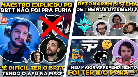 POR QUE BRTT NÃO FOI PRA FURIA STREAMERS OPINAM SOBRE LIBERTY