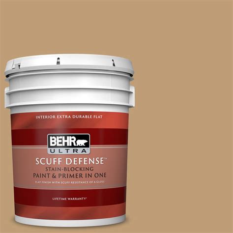 Behr Ultra 5 Gal 300f 4 Almond Toast Extra Durable Flat Interior