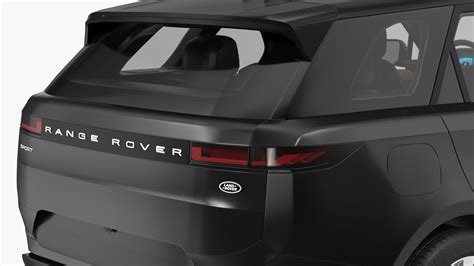 Black Range Rover Sport 2023 Rigged 3D Model $149 - .max - Free3D