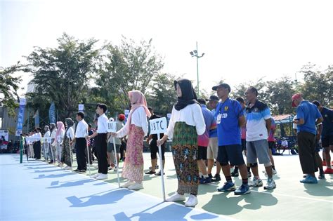 Usai Direnovasi Lapang Tenis Gor Langsung Dipakai Kajari Cup Radar