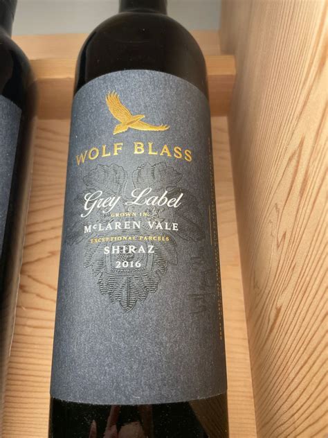 2016 Wolf Blass Shiraz Grey Label Australia South Australia Fleurieu