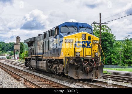 CSX GE AC6000CW Locomotive No 5001, Ronceverte, West Virginia Stock ...