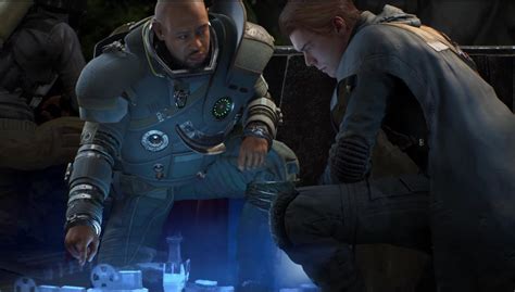 Saw Gerrera with Cal Kestis | Jedi: Fallen Order promotional screenshot ...