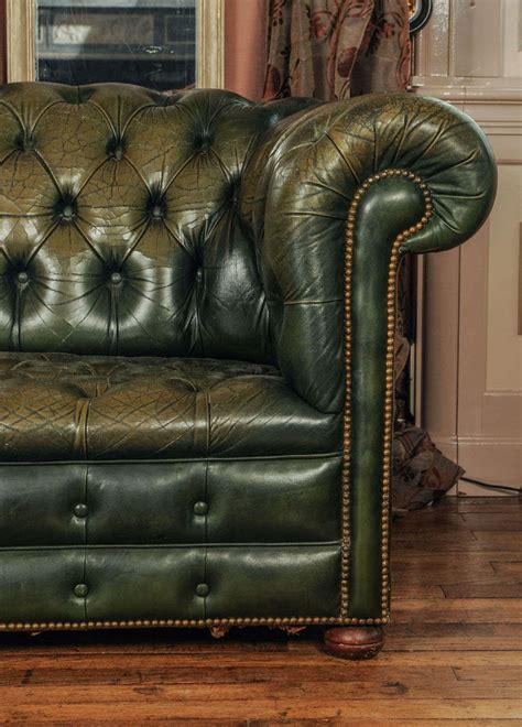 77 Exquisite green leather chesterfield sofa With Many New Styles