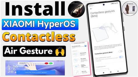 Install HyperOS Premium Contactless Air Gesture Control Feature On
