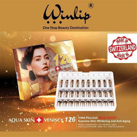 Aqua Skin Veniscy Glutathione Injections Packaging Type Box At